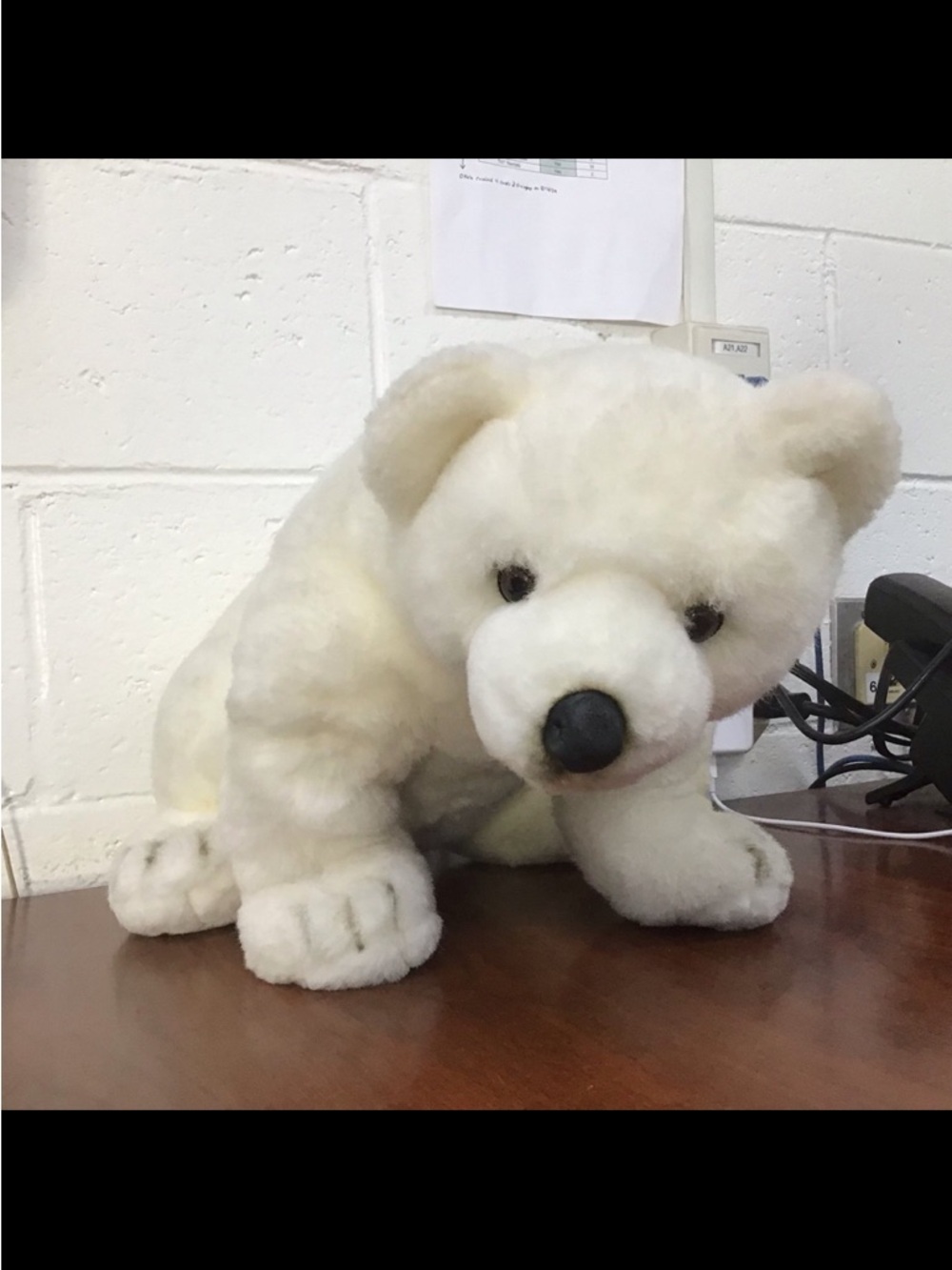 Russ Berrie Yokimo Collection 18” Plush Polar Bear Style # 7968